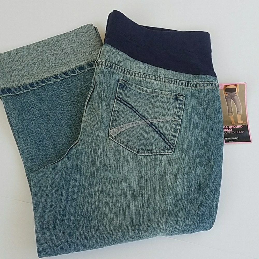 Motherhood maternity crop pants
